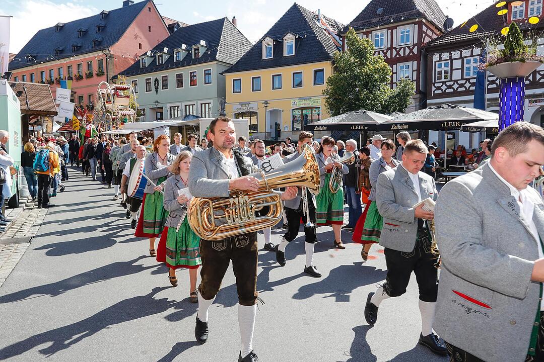 Korbmarkt in Lichtenfels am Samstag