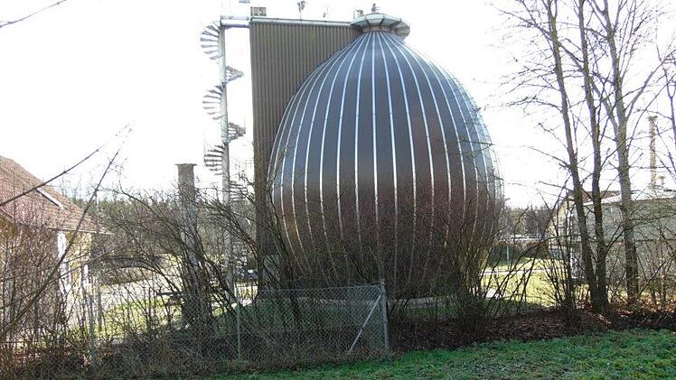 Der Faulturm der Kläranlage in PettensiedelPetra Malbrich