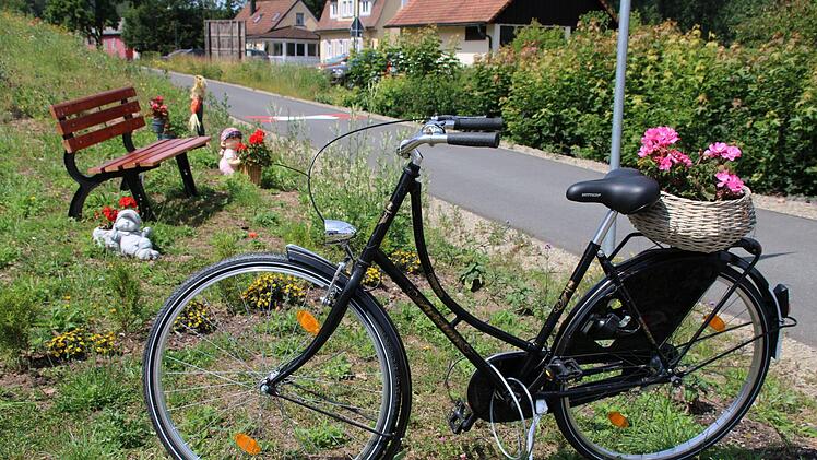 Hingucker an der Bad Brückenau Polizeiinspektion Foto: Ulrike Müller