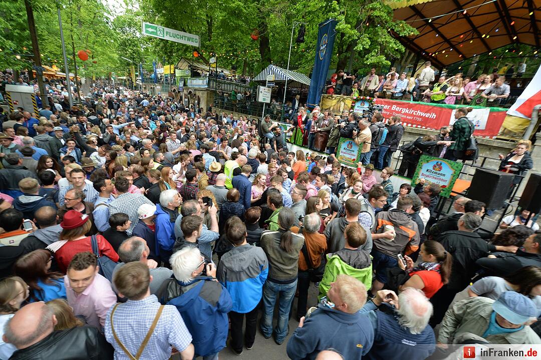 Run aufs Bier: Anstich auf der Bergkirchweih 2016