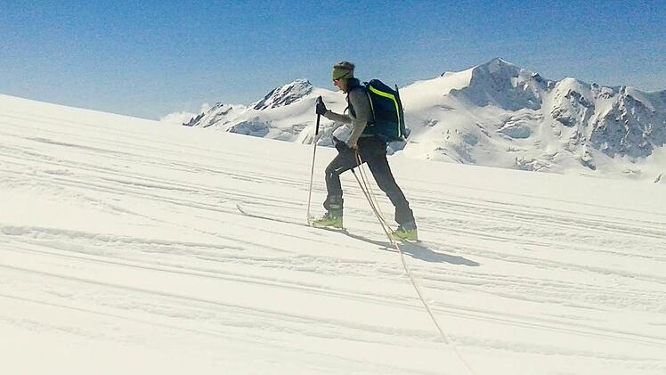 Der lange Anstieg: Susi von Borstel auf dem Weg "nach oben"