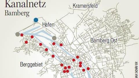 Der Weg des Wassers durch die Bamberger Kanalisation.