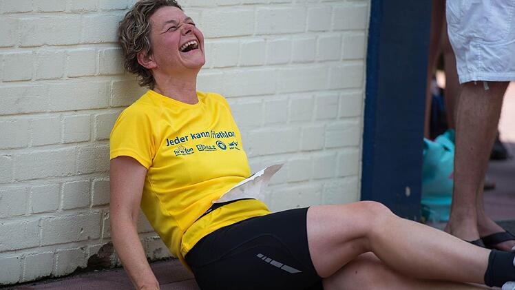 Glückliche Finisherin 2014: Heike Witzgall Foto: Alexander Muck