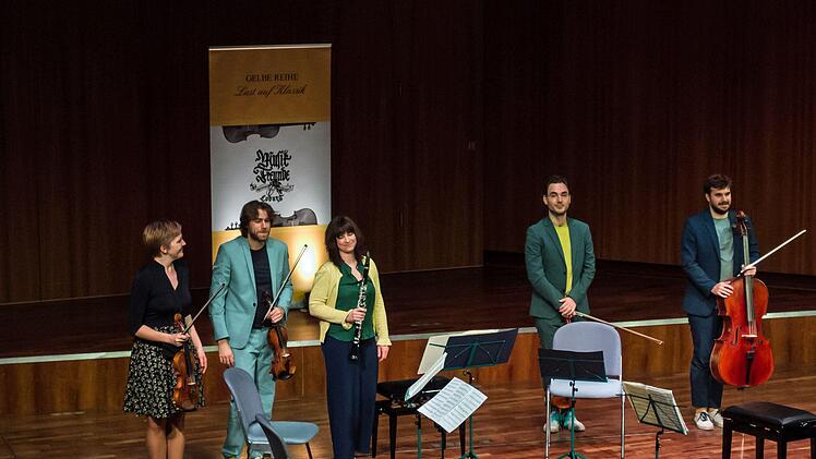 Das junge Carousel Cahmberger Music Ensemble gastierte erstmals bei der Gesellschaft der Musikfreunde Coburg.Foto: Jochen Berger