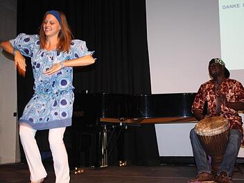 Sylvia Mograbi und Kassim Traore Foto: Sonja Werner
