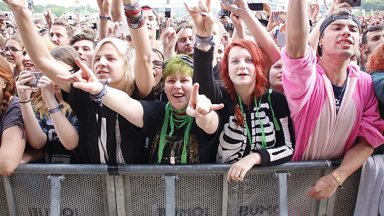 Rock im Park 2016 - Gute Stimmung bei Johnossi. Foto: Daniela Deeg