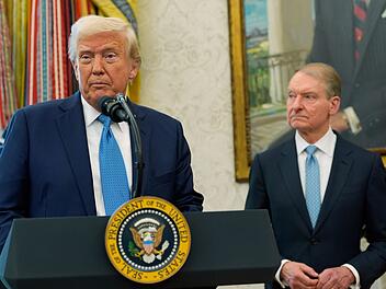 Präsident Trump und SEC-Leiter Paul Atkins
