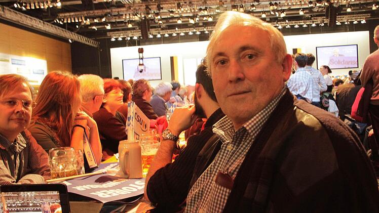 Passau-Fan: Franz Kupfer aus Heroldsbach ist zum dritten Mal dabei.