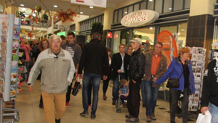 Auch das Einkaufszentrum Fritz war sehr gut besucht.