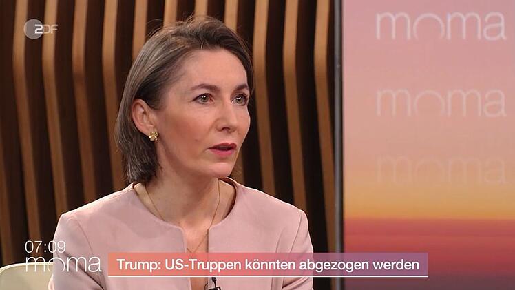 "Die Europ&auml;er, auch Deutschland, h&auml;ngen zu weiten Teilen in der Verteidigungsf&auml;higkeit von den USA ab", erkl&auml;rte Sicherheitsexpertin Claudia Major im ZDF-"Morgenmagazin".