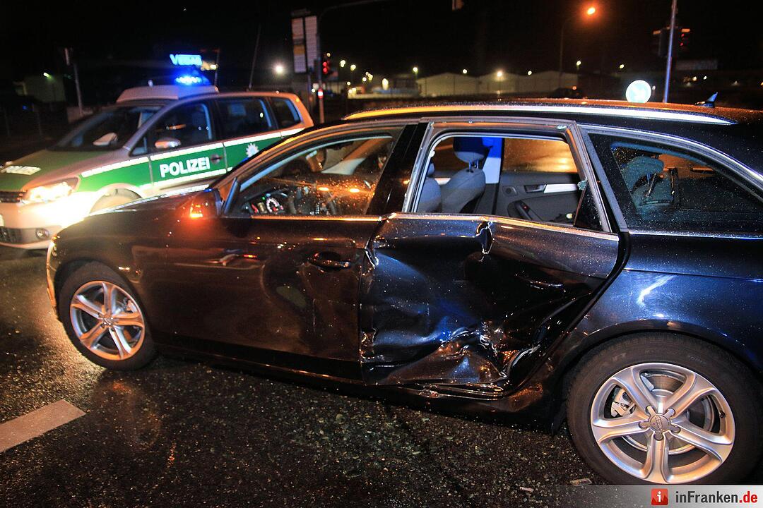 Unfall am Berliner Ring in Bamberg