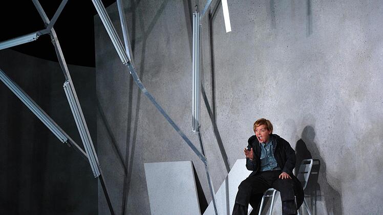 Richard Wagners "Parsifal" feierte Premiere am Landestheater Coburg. Szene aus dem 1. Akt der Neuinszenierung von Jakob Peters-MesserFoto: Andrea Kremper