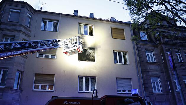 Wohnung in F&uuml;rth nach Brand unbewohnbar