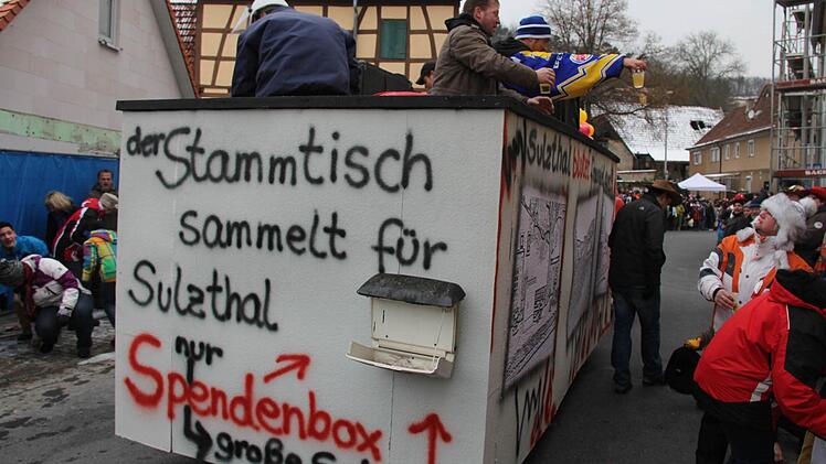 Faschingszug durch Sulzthal