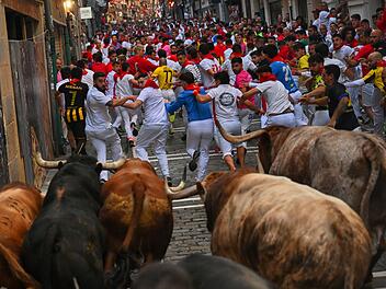 Stierlauf in Pamplona