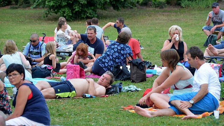 Festival-Atmospräre im Luitpoldpark. Foto: Peter Rauch