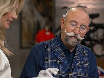 Dr. Bianca Berding &uuml;berraschte Horst Lichter mit einer Bemerkung &uuml;ber Kunstf&auml;lscher.