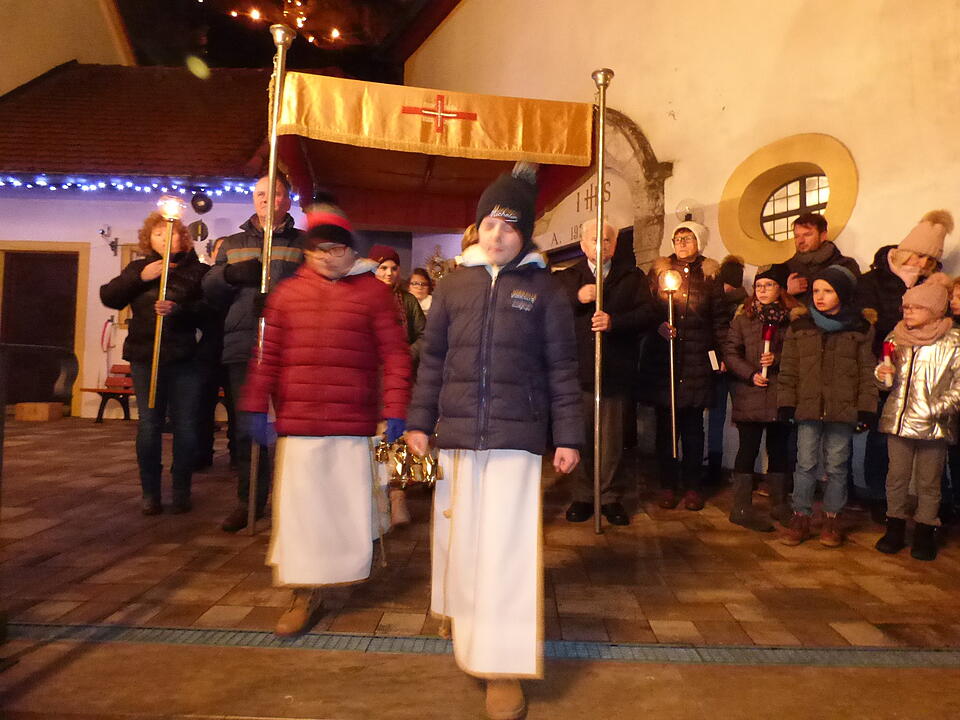 Lichterprozession in Wichsenstein