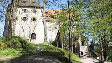 Der Eingang zur Burg Rabeneck Foto: Reinhard Löwisch