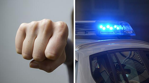 Trio schl&auml;gt und tritt auf Kontrahenten in Schweinfurt ein - drei Verletzte