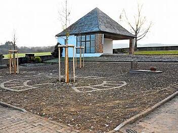 Das Urnenfeld am Burgpreppacher Friedhof. Foto: Gerhard Schmidt