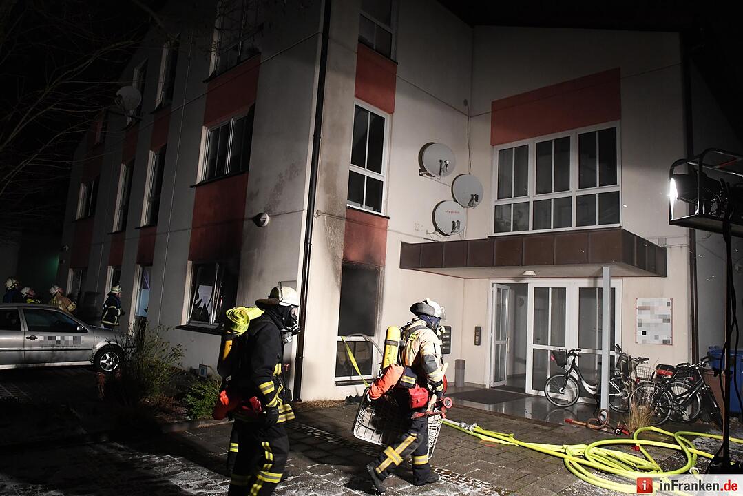 Brand in Gewerbegebiet in Bamberg