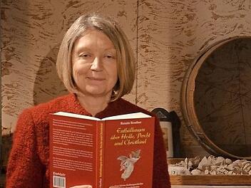 Renate Reuther bei der Präsentation ihres Buches im Bayerischen Fernsehen vor etwa zwei Jahren Foto: privat