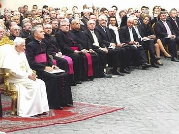 Im September 2012 besuchte eine große Delegation aus Unterfranken Papst Benedikt XVI. in Rom.