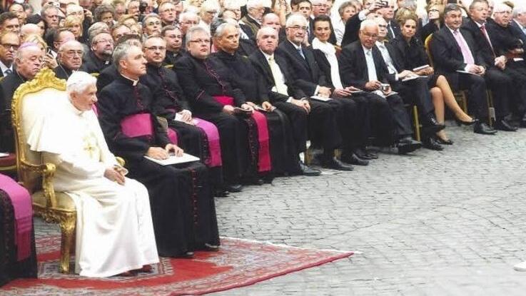 Im September 2012 besuchte eine große Delegation aus Unterfranken Papst Benedikt XVI. in Rom.