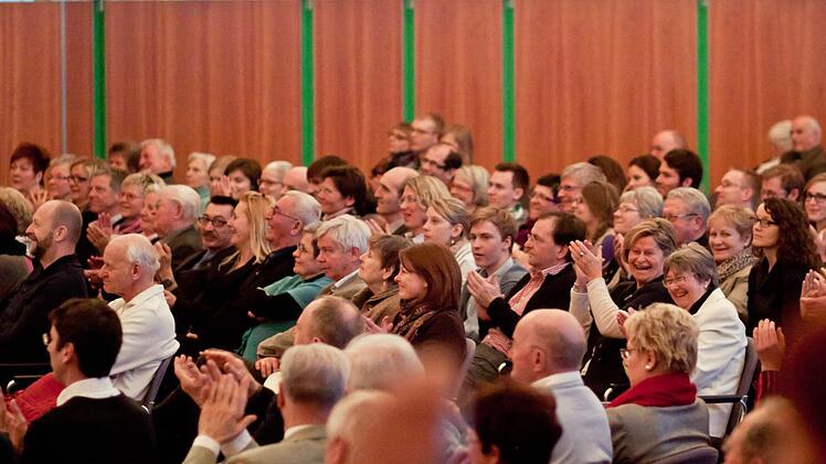 Begeisterte Zuhörer im Coburger Kongresshaus