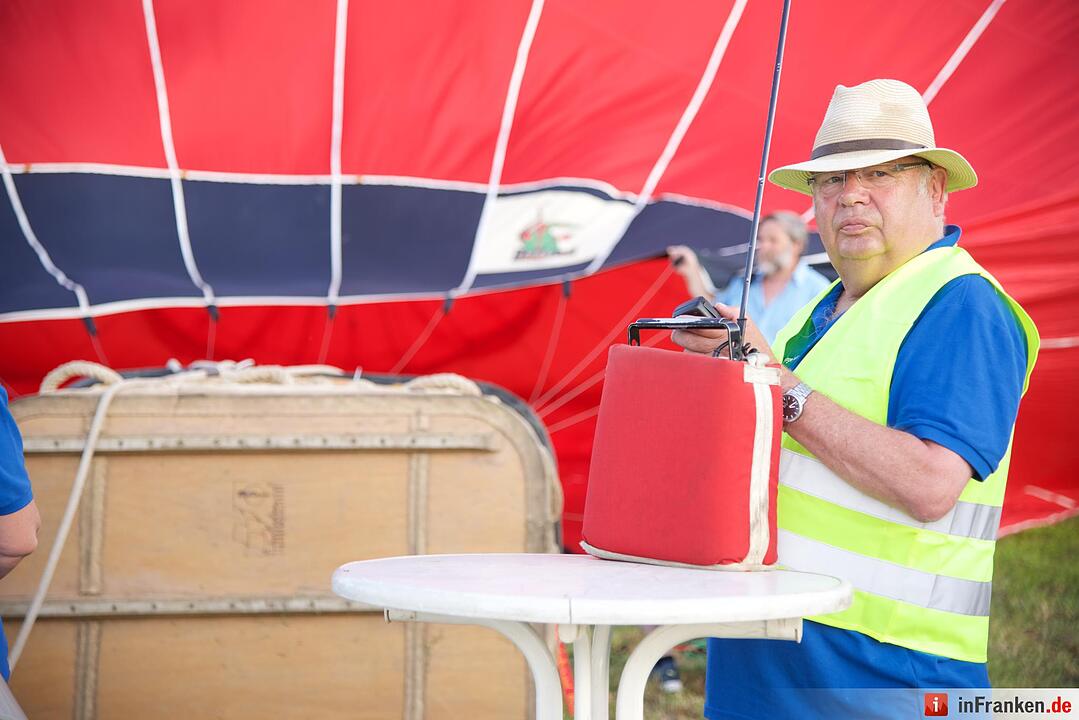 Jubiläumsausgabe: Zum 20. Mal hat die Raiffeisenbank Seebachgrund zu ihrem Ballonmeeting nach Hannberg eingeladen. Mehr als 2000 Menschen waren gekommen.