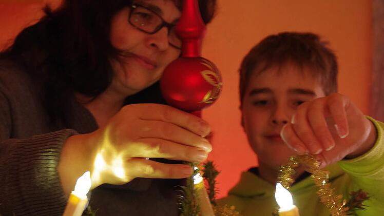 Yvonne Meißner und ihr Sohn Dominic. Foto: Marco Meißner