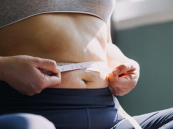 Bauch, Sport, Maßband, Gesundheit