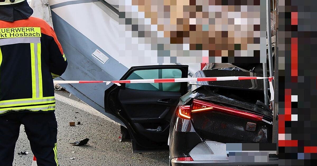 A3 bei Aschaffenburg: Lkw-Fahrer stirbt bei dramatischem Doppel-Crash