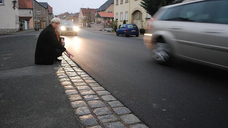 Manfred Rott und die leise Straße in Untertheres Foto: Günter Flegel