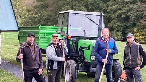 Von links: Dominik Metz, Arthur Mahlmeister, Lorenz Höchemer, Manfred Metz. Es fehlt auf dem Foto Leon Metz.