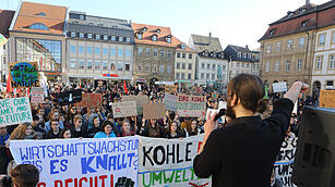 Bamberg; Demo Klima; Foto: Barbara Herbst