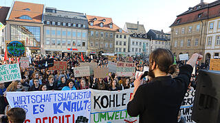 Bamberg; Demo Klima; Foto: Barbara Herbst