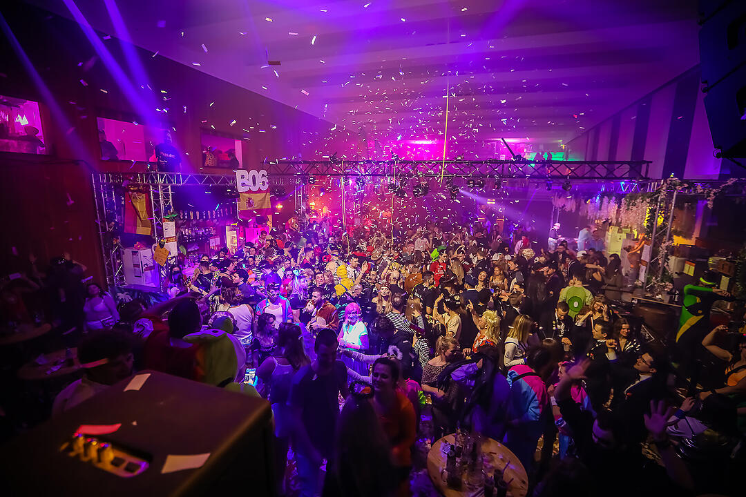 Beste Partystimmung in der Stadthalle