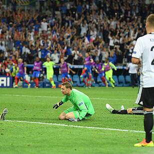 e bittere Niederlage der Deutschen