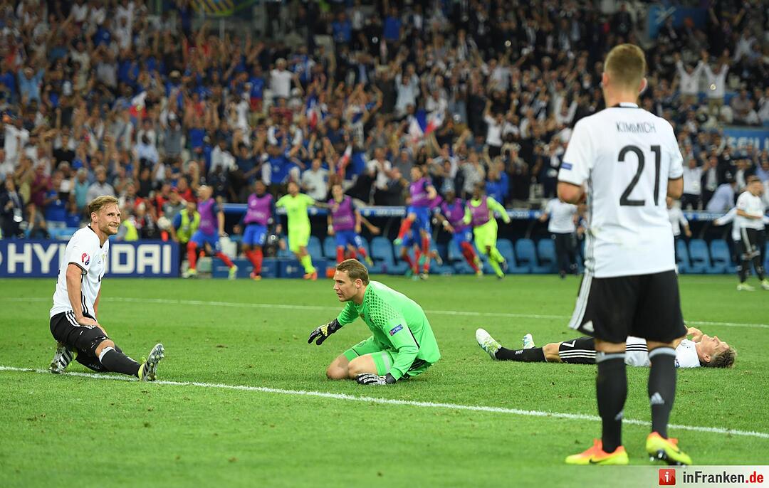 e bittere Niederlage der Deutschen