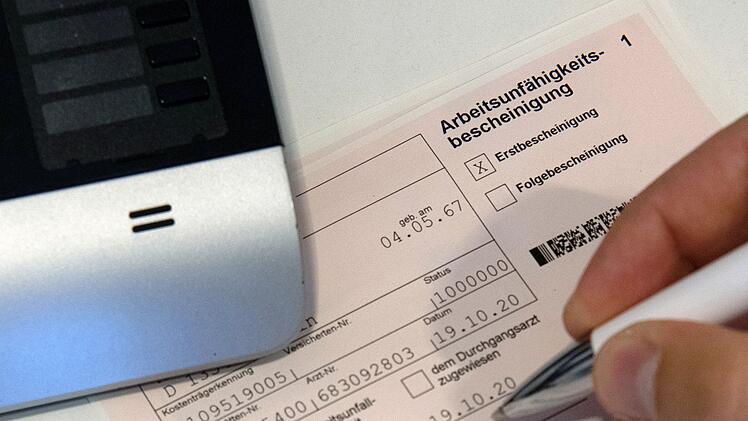 Krankschreibungen in Bayern: Franken deutlich h&auml;ufiger krank als S&uuml;dbayern