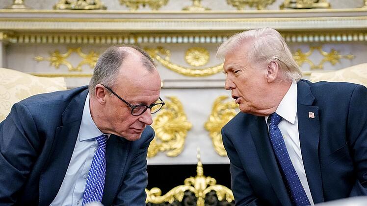 US-Pr&auml;sident Trump und Bundeskanzler Merz