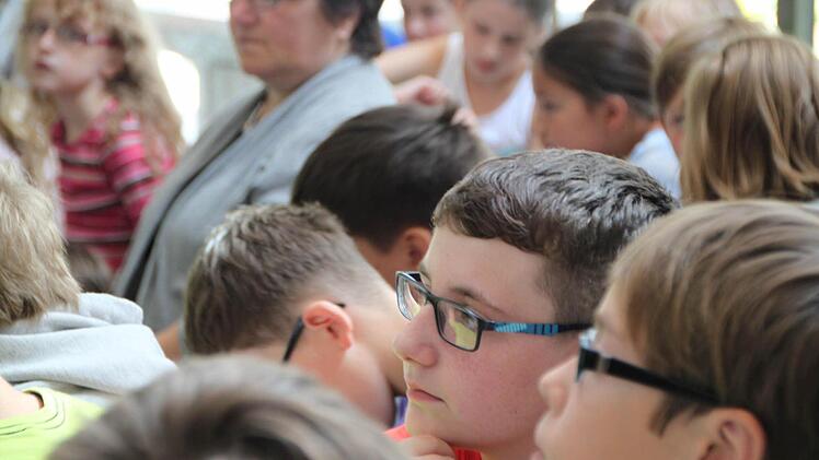 Verabschiedung der Viertklässler an der Grundschule Bad Brückenau am 30. Juli 2015. Foto: Ulrike Müller