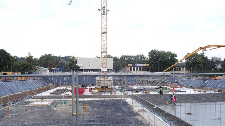 au-Chronik der neuen Angerhalle in Coburg: 3. September 2016.Foto: Jochen Berger