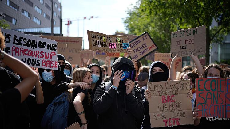Schulproteste in Frankreich