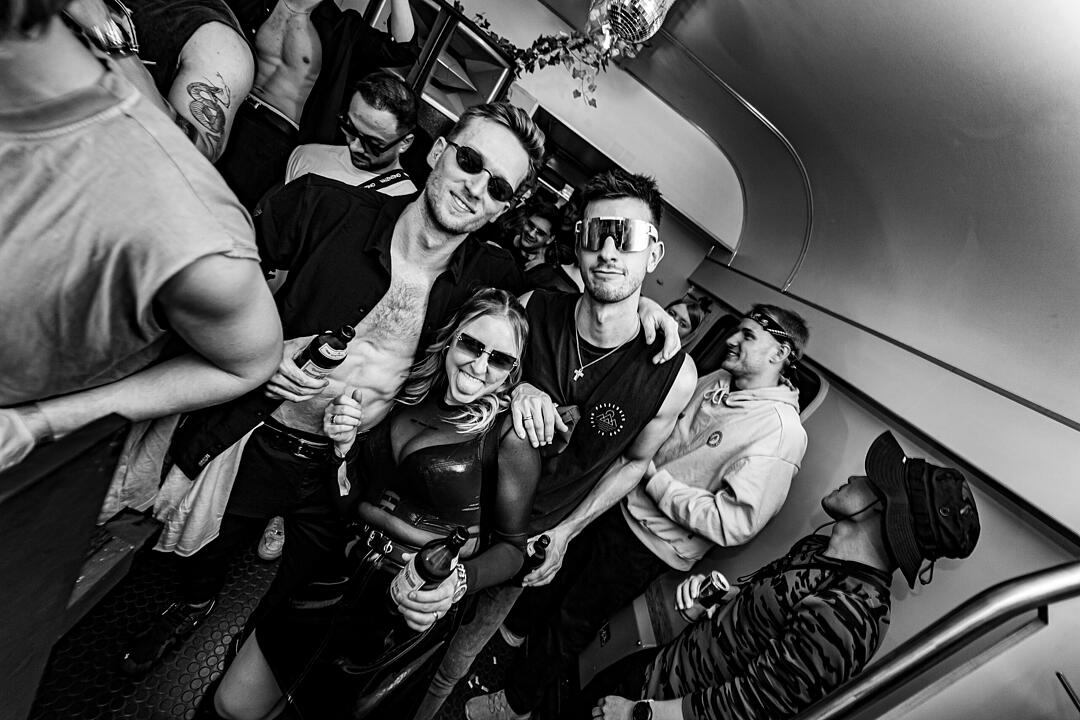 Die beste Party im Zug!