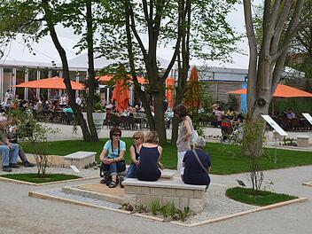 Chillen auf dem Gartenschaugelände - so schön sieht es jetzt nicht mehr aus. Foto:  Ronald Rinklef