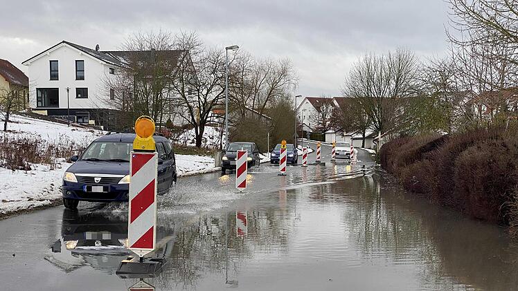 Überschwemmungen in Franken