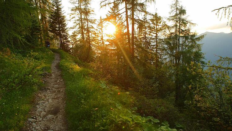 Solche Aussichten genießen Matthias Barsch, von dem das Foto stammt, und Heribert Hofmann bei ihren Extrem-Läufen.